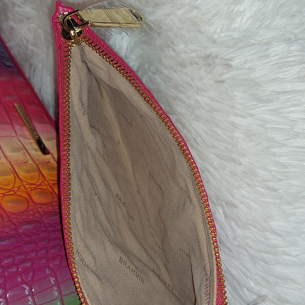 Brahmin Croc-Embossed Tote and Pouch Set
*limited offer free leather jacket * - Picture 9 of 16